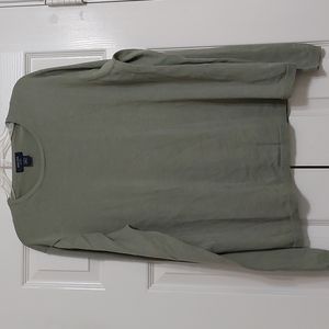 Brooks sport olive green sweater size L